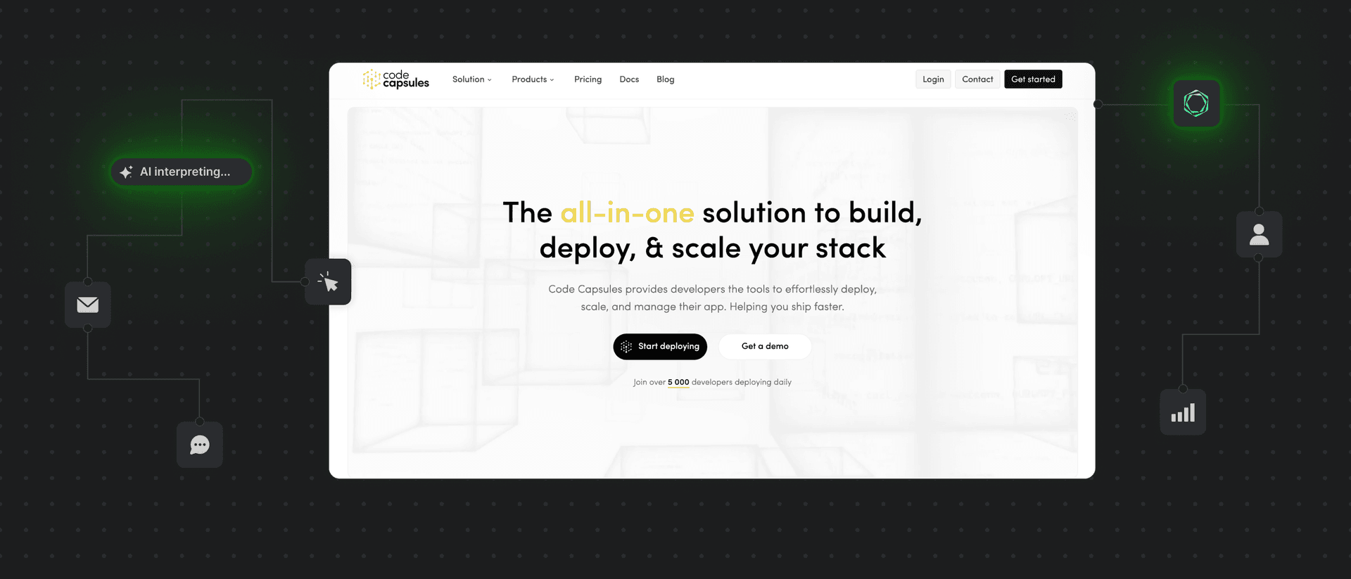Code Capsules — results showcase