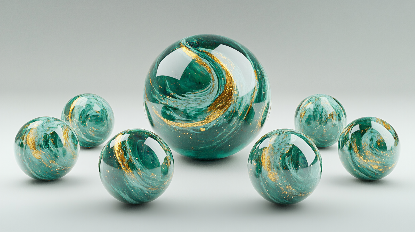 Glass marble spheres representing managed AI agent operations