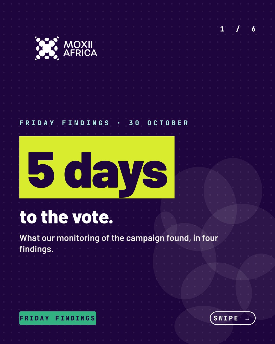 Friday Findings: five days to the vote