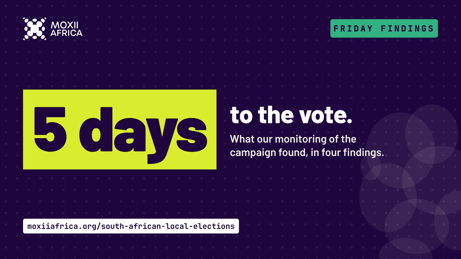 Friday Findings on X: five days to the vote